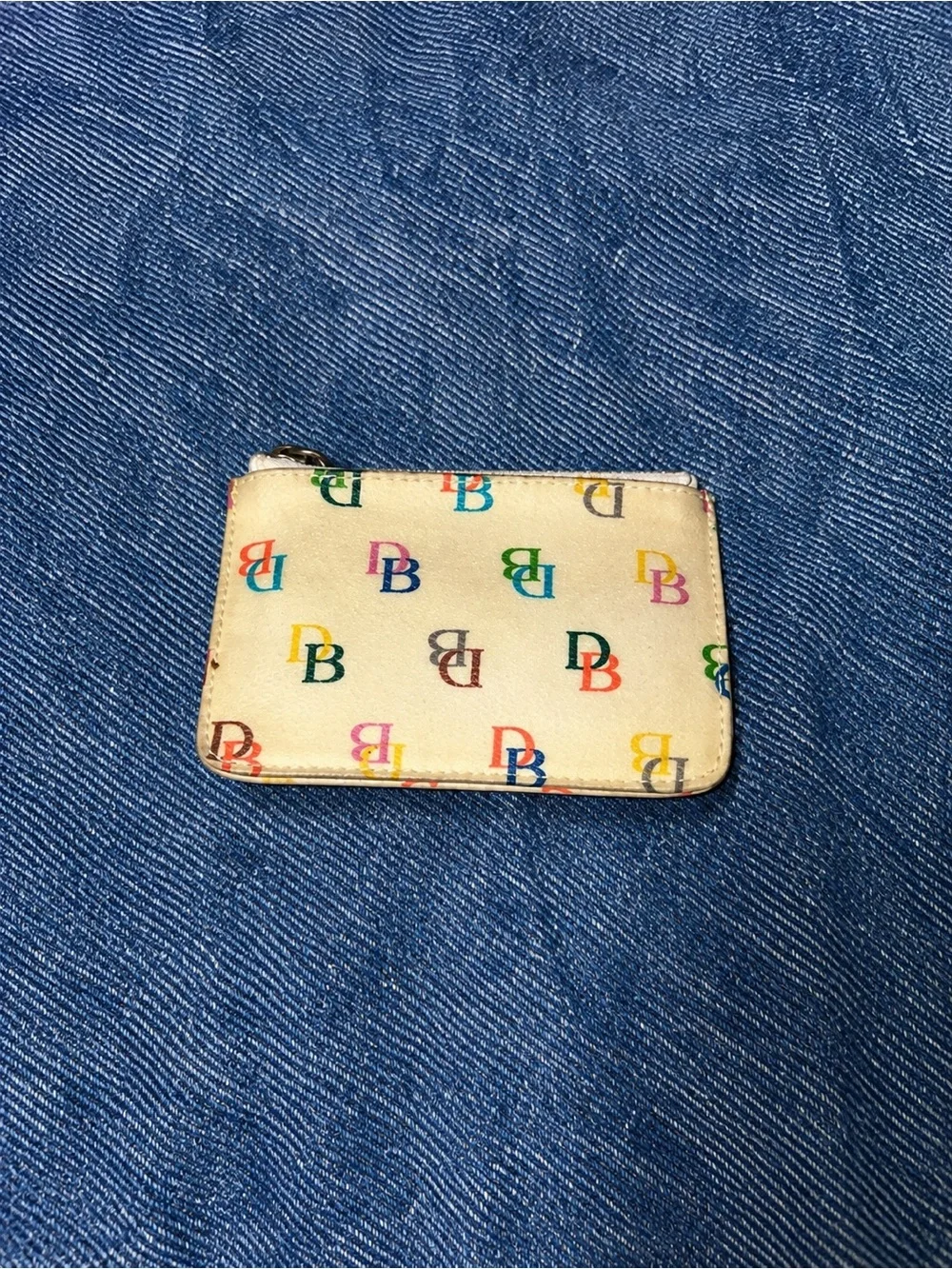 Vintage Dooney & Bourke Rainbow Coin/Key Purse